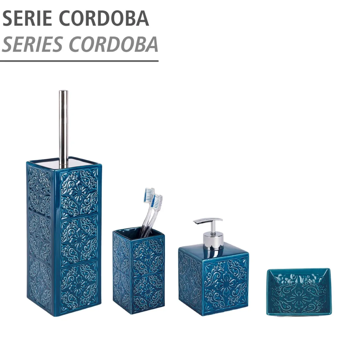 Wenko Seifenspender Mod. Cordoba dunkelblau