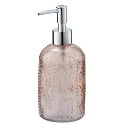 Discount Wenko Seifenspender Mod. Vetro, rund, rosa