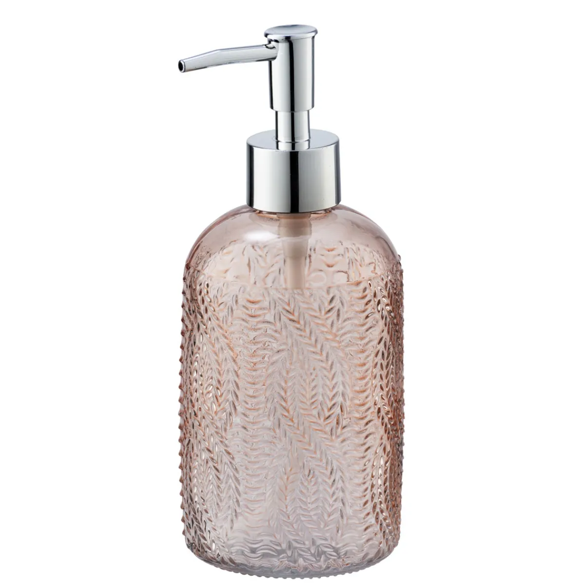 Discount Wenko Seifenspender Mod. Vetro, rund, rosa