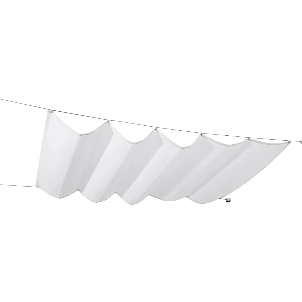 Durabil Seilspann-Markise x 140 cm weiß inkl Montagematerial
