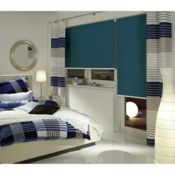 Clearance Gardinia Seitenzugrollo PG 3 122x180cm dunkelblau