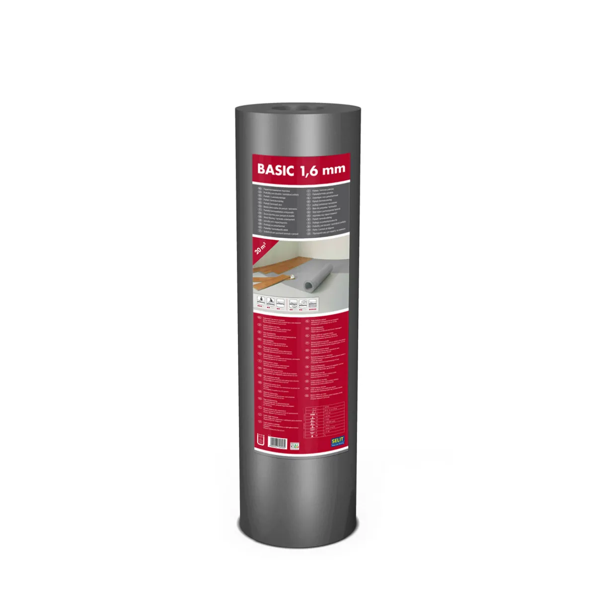Hot Selit Basic 1,6 mm Parkett-/ Laminatunterlage 20m²