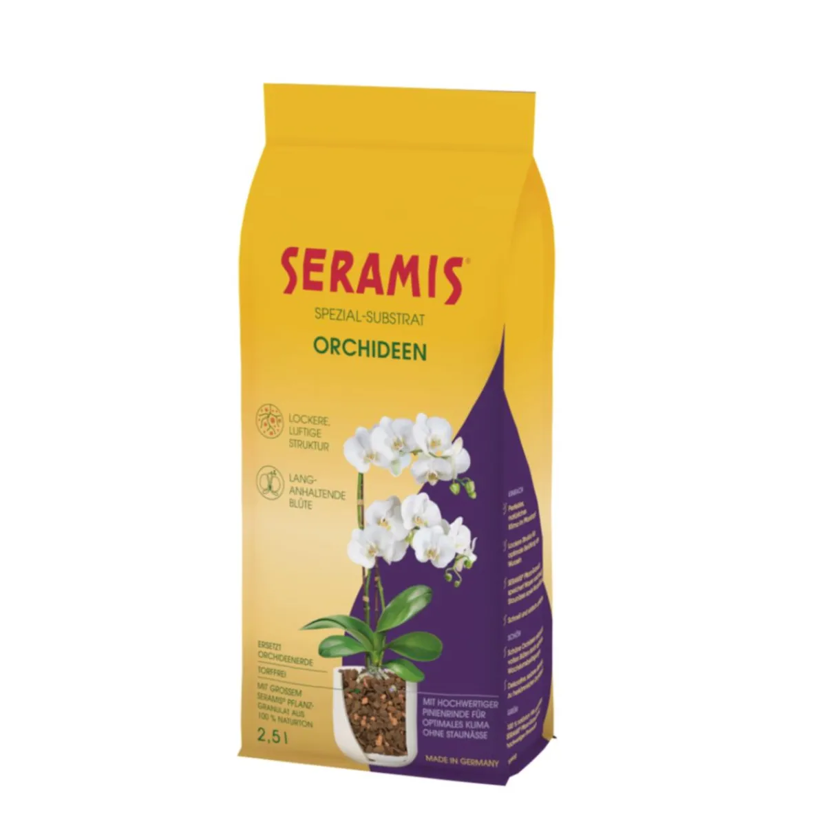 Outlet Seramis Spezial-Substrat Orchideen 2,5 L