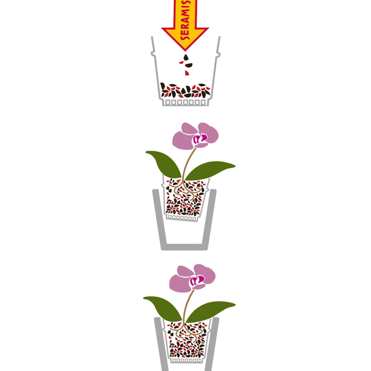 Outlet Seramis Spezial-Substrat Orchideen 2,5 L