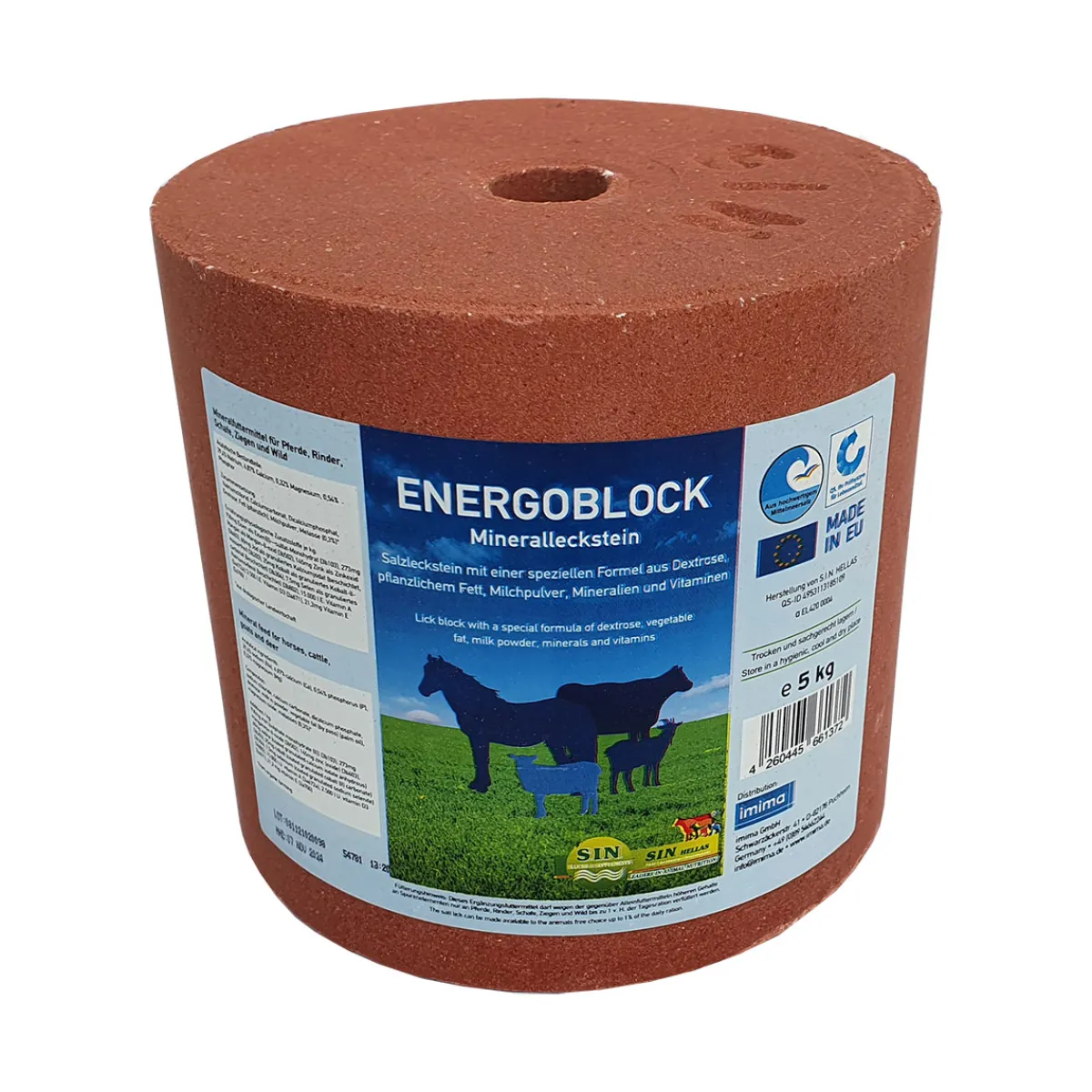 New SIN Hellas ENERGOBLOCK 5 kg Mineralleckstein