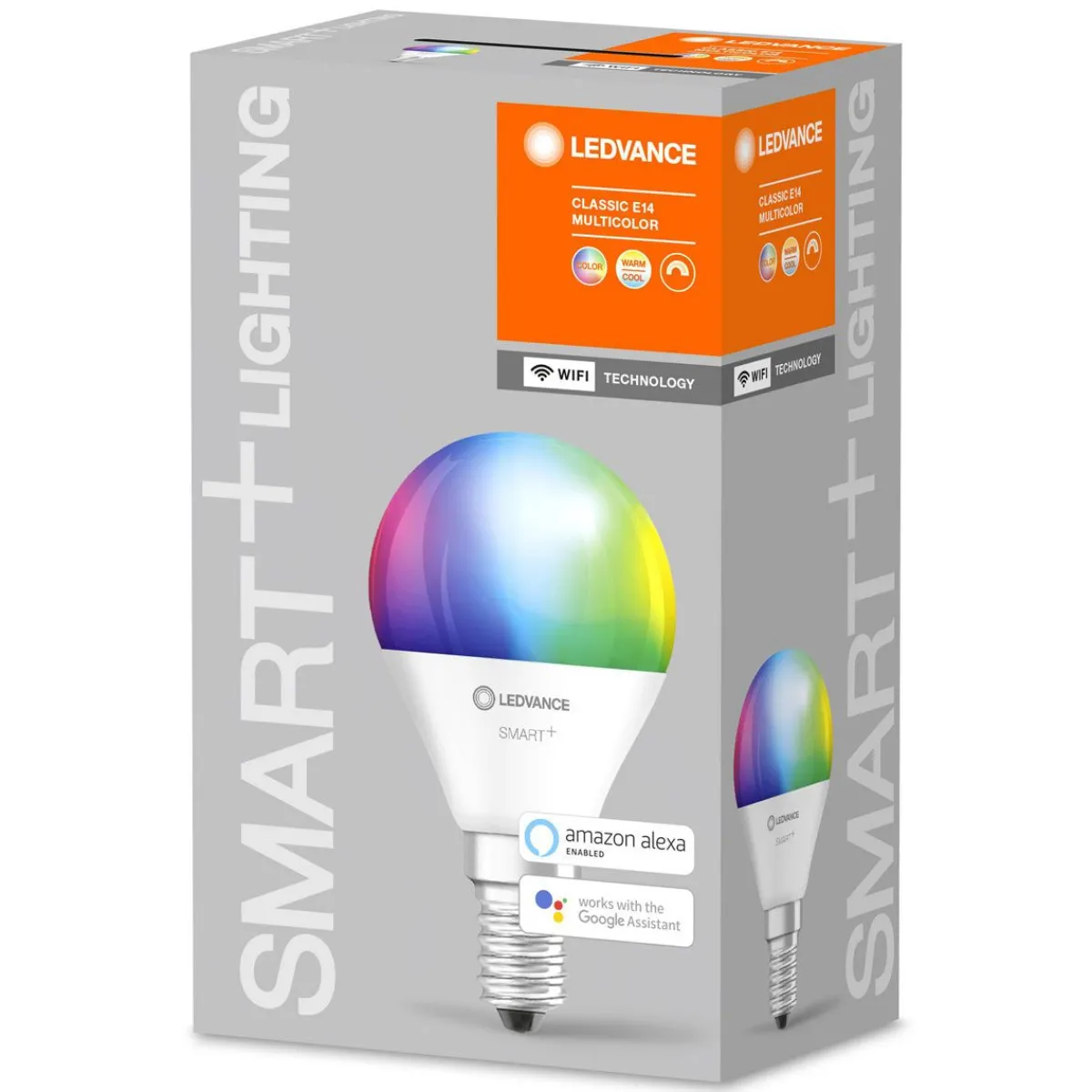 Sale Osram Smart u. WiFi Tropfenform 40W Ersatz470lm RGBW u. TW 2700-6500K E14