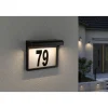 Clearance Paulmann Solar HausNr.-Leuchte Dayton II SchwarzIP44 3000K