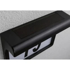 Clearance Paulmann Solar HausNr.-Leuchte Dayton II SchwarzIP44 3000K