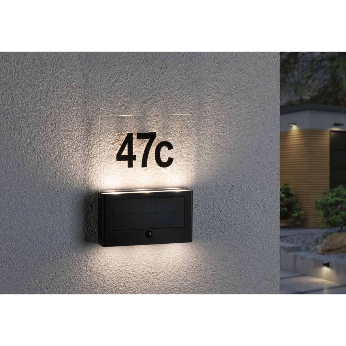 Discount Paulmann Solar Hausnummer Neda PIR AnthrazitIP44 3000K