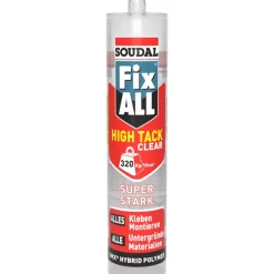 Hot Soudal Montagekleber Fix ALL High Tack Clear transparent