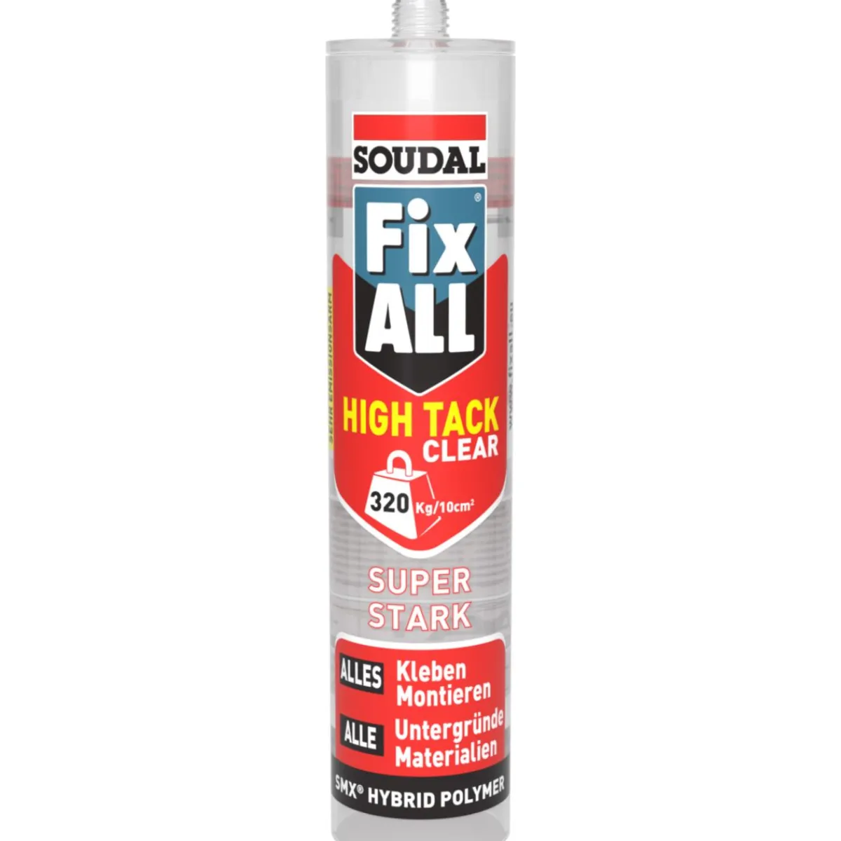 Hot Soudal Montagekleber Fix ALL High Tack Clear transparent