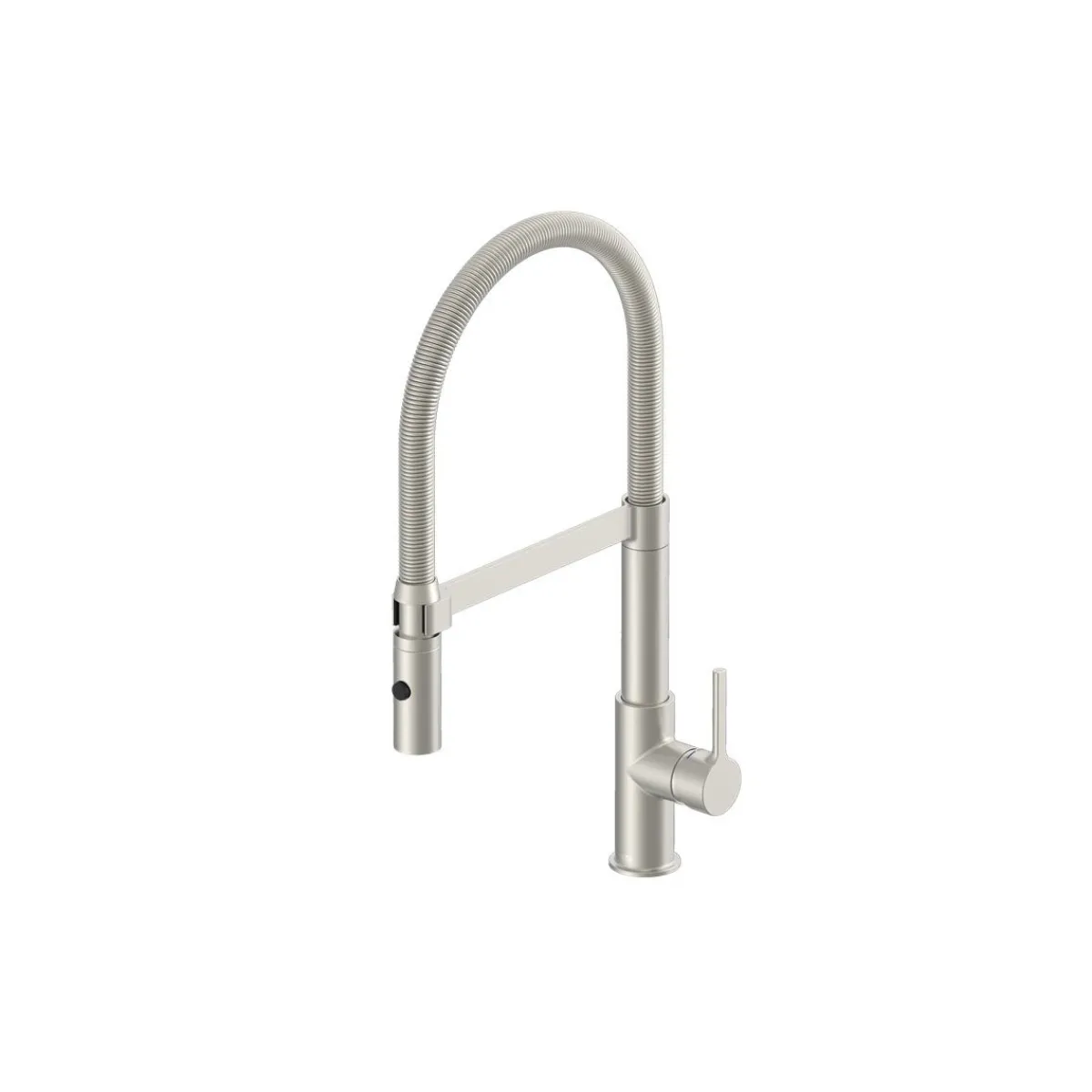 Best LENZ SP-Armatur ALUNA mit Geschirrbrause,schwenkbar, Keramikkar., Edelstahl-Optik