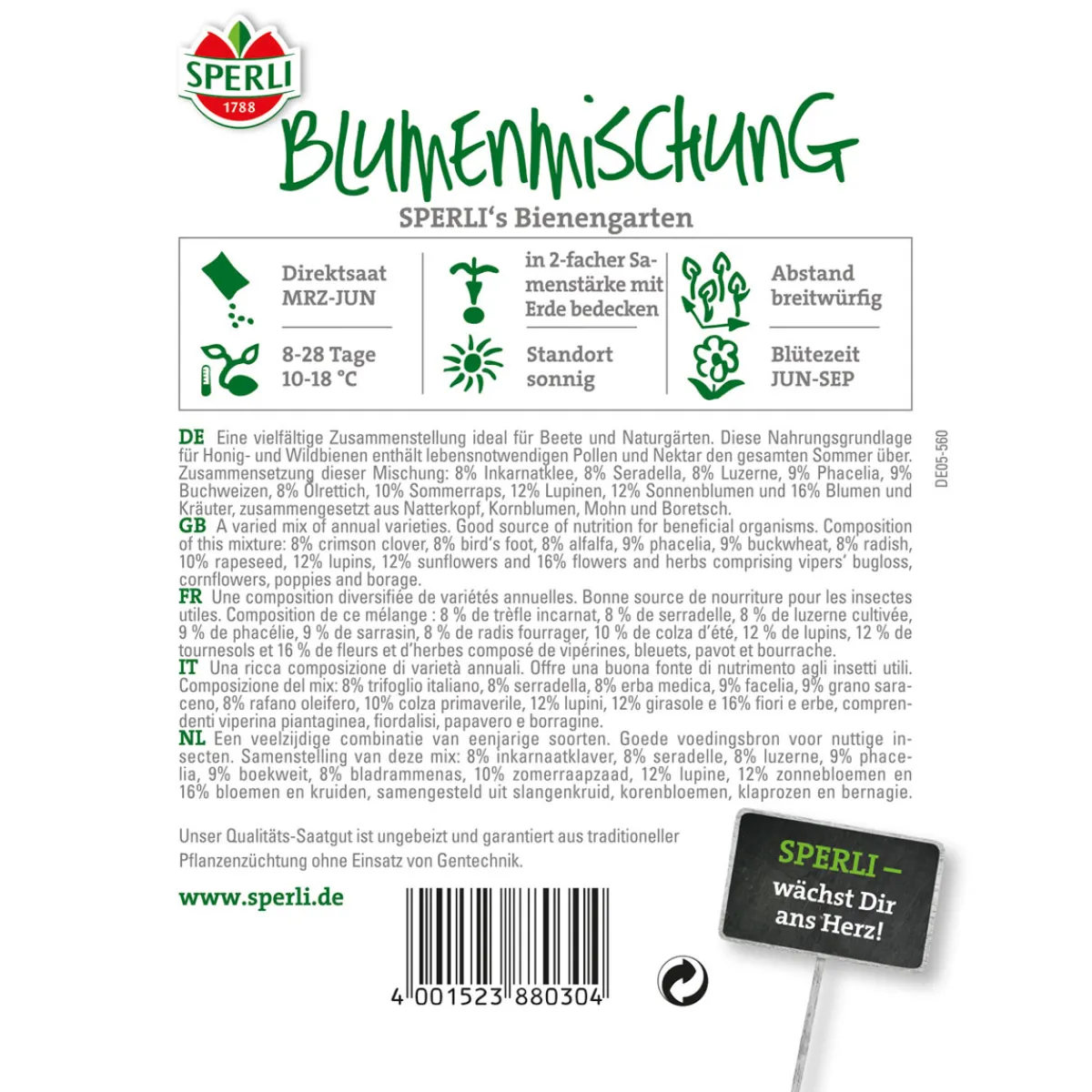 Clearance Sperli Bienengarten Nützlingsparadies