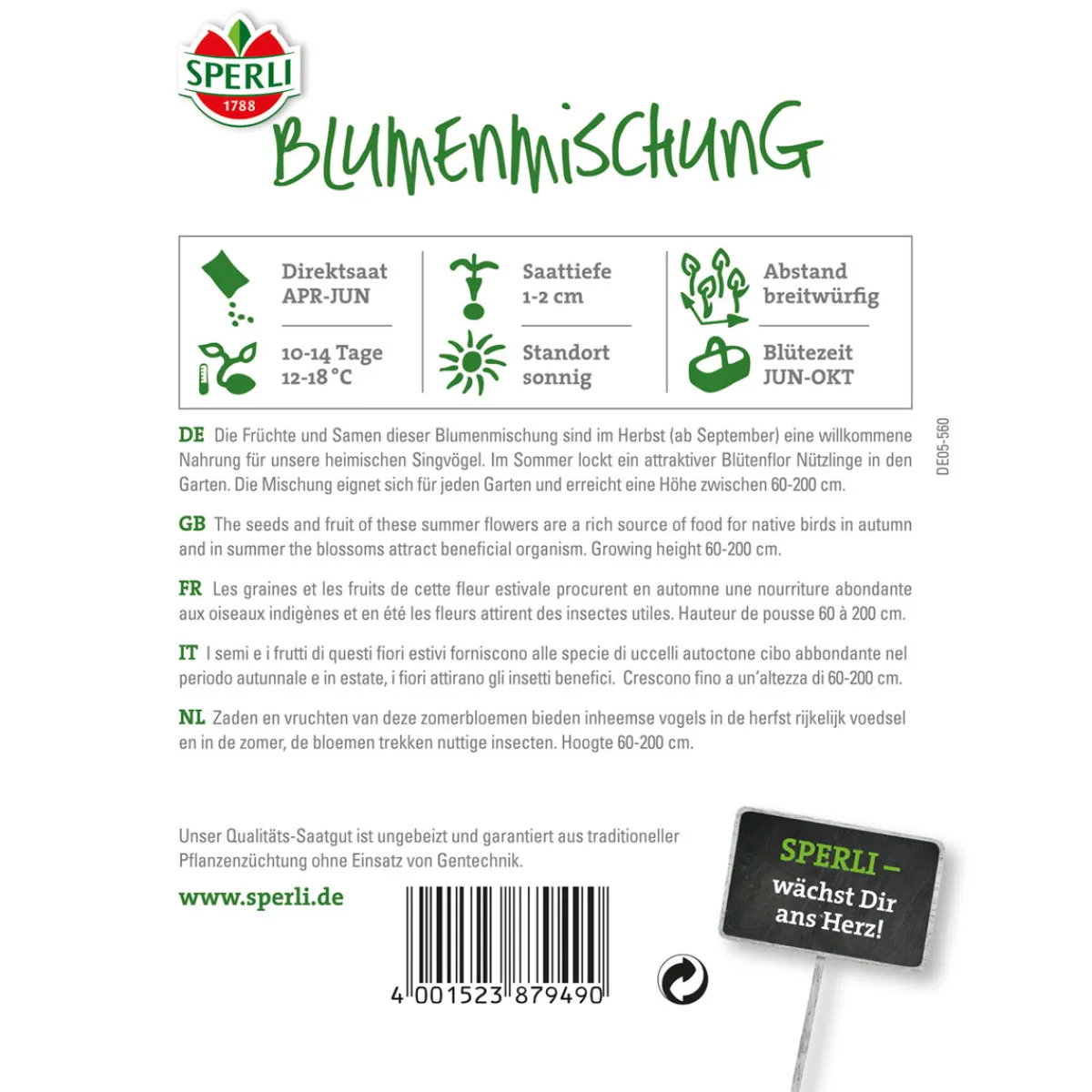 Hot Sperli Blumenmischung für Vögel