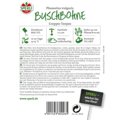 Hot Sperli Buschbohnen Cropper Teepee