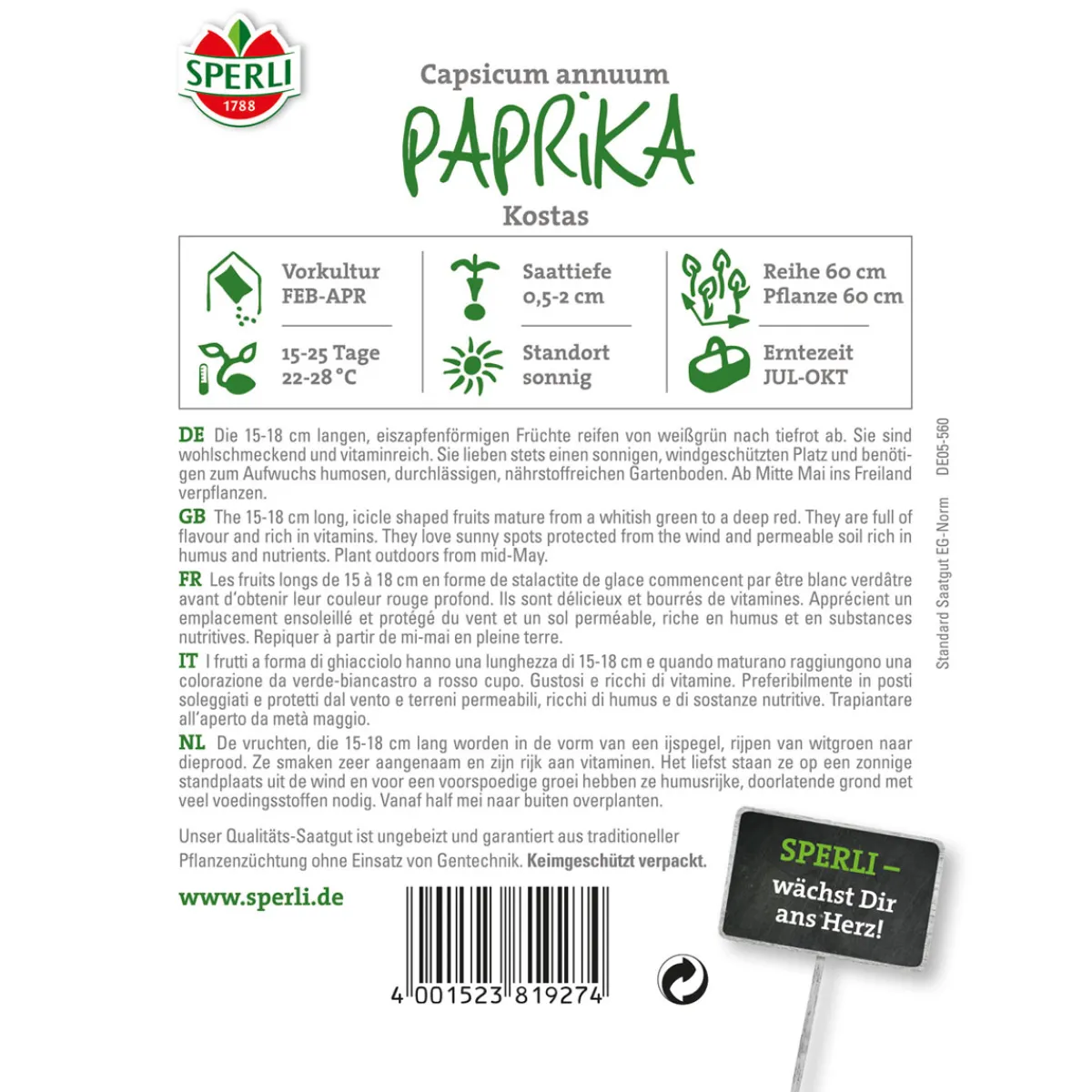 Clearance Sperli Paprika Kostas