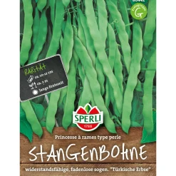 Sale Sperli Stangenbohne Princesse a rames type perle