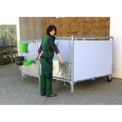 Outlet Stall- und Baueimer Durchmesser 33 cm 12 L olivgrün