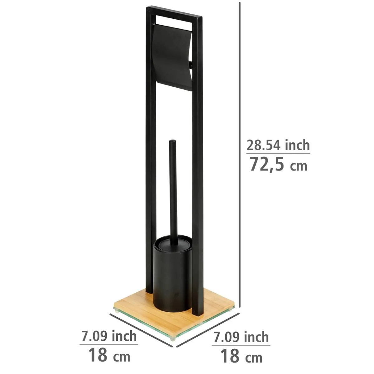 Wenko Stand WC-Garnitur Bambusa