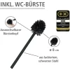 Sale Wenko Stand WC-Garnitur Rivalta, schwarz