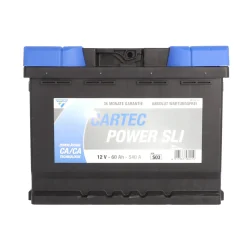 Clearance Starterbatterie POWER SLI 60 Ah / 540 A 190mm