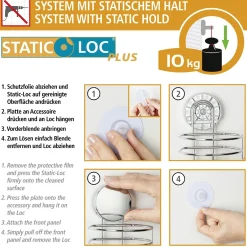 Clearance Wenko Static-Loc Plus Maxi ablage Osimo