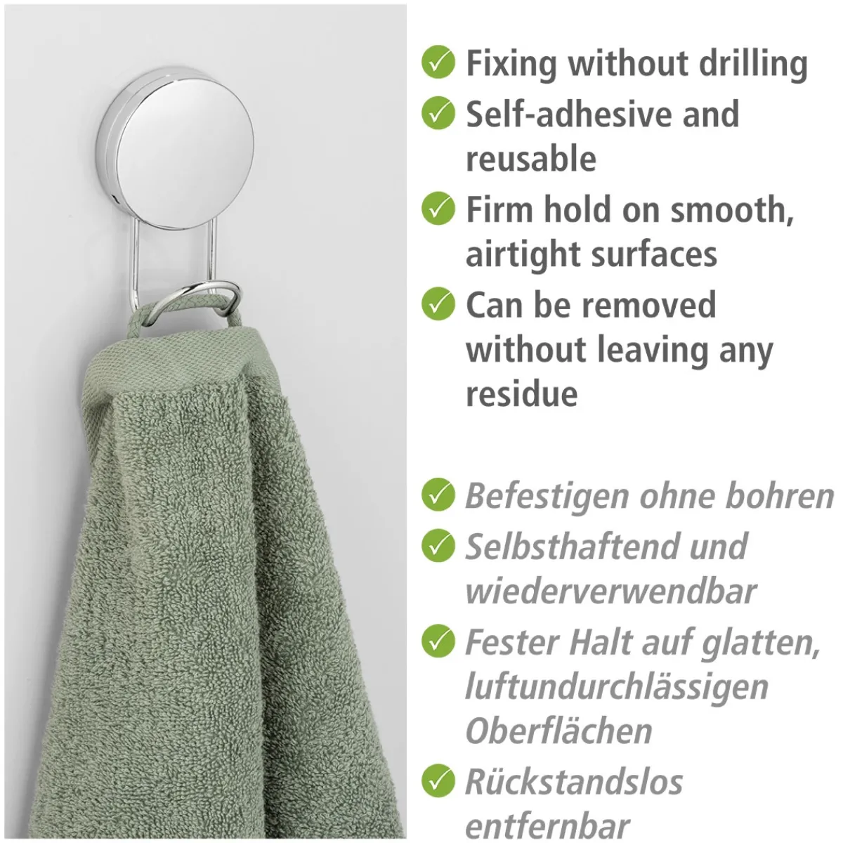 Online Wenko Static-Loc Plus Wand haken Osimo