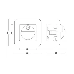 Outlet Steinel Bewegungsmelder IR 180 UP EASY weiß