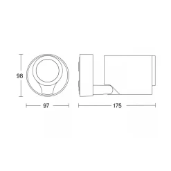 Discount Steinel LED-Außenstrahler Spot ONE anthrazit