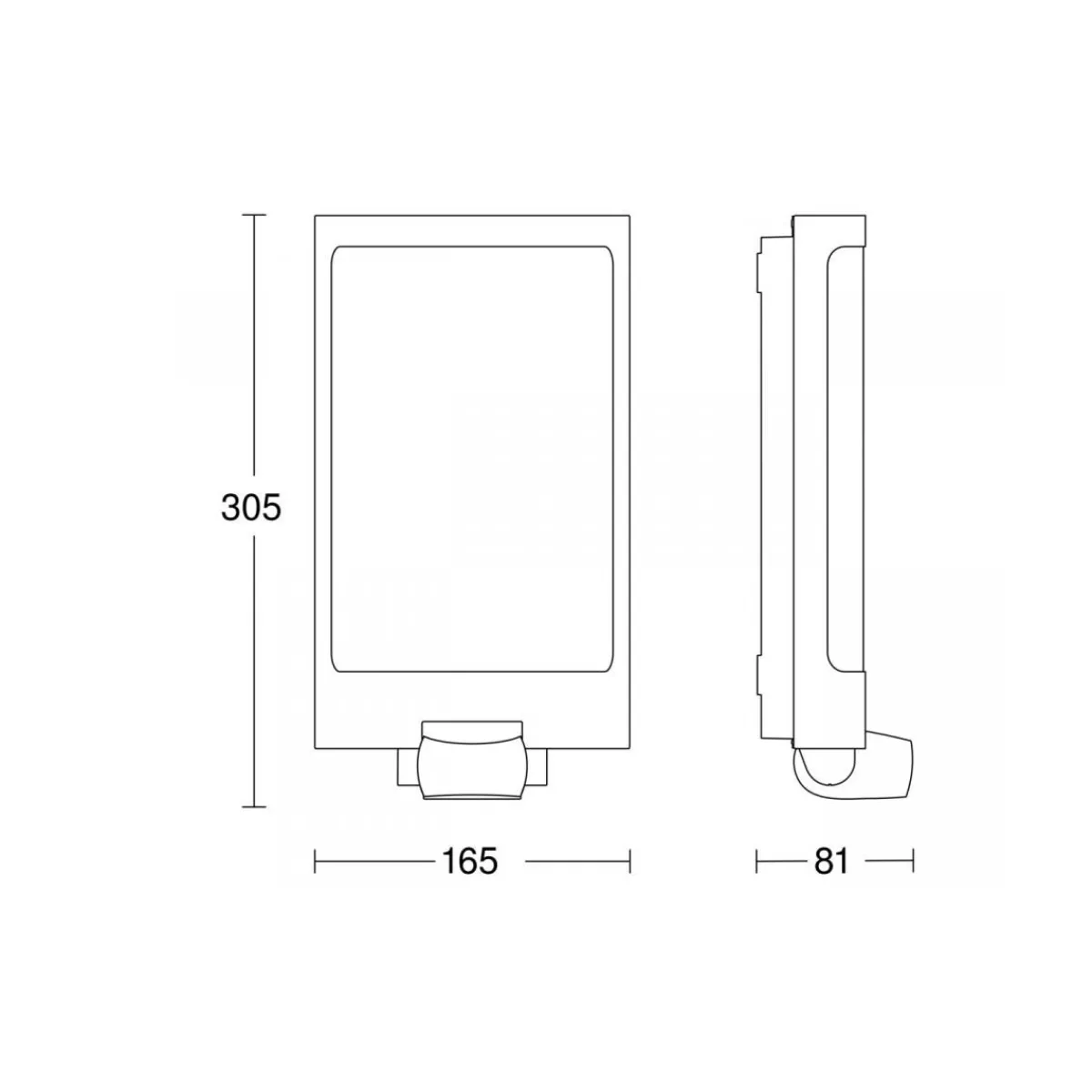 New Steinel LED-Sensor-Außenleuchten L 240 S Edelstahl