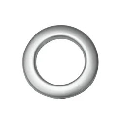 Gardinia Stoffoese 55/35 mm silber matt 10er