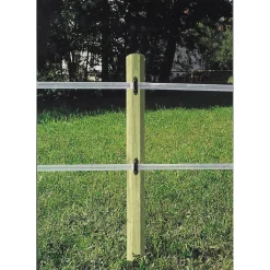 Hot Streckenpfahl Octo Wood 6 x 200 cm braun