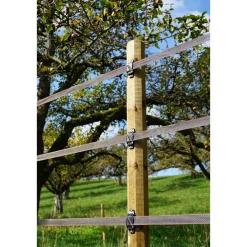Hot Streckenpfahl Octo Wood 6 x 200 cm braun