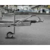 Discount Stuetzrad mit Kurbel 48 mm, Vollgummirad