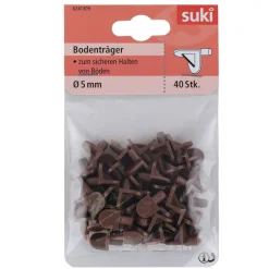 Outlet Suki Bodenträger Kunststoff Durchmesser 0,5 x 0,8 cm braun 4 Stück