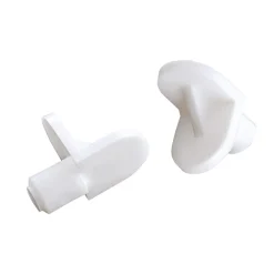 Clearance Suki Bodenträger Kunststoff Durchmesser 0,6 x 0,8 cm weiß 16 Stück
