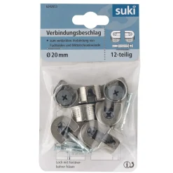 Outlet Suki Exzenter vernickelt 4 Stück