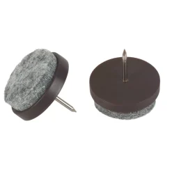 Best Suki Filzgleiter mit Stift Durchmesser ,4 cm braun 8 Stück