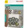 Clearance Suki Glas-Magnete Ferrit Ø 22 x 9 mm