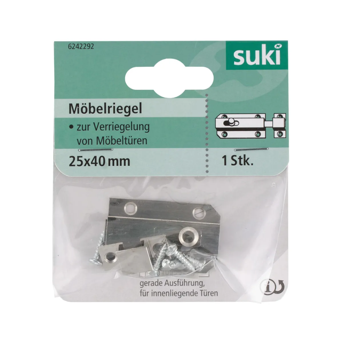 Clearance Suki Knopfriegel vernickelt cm