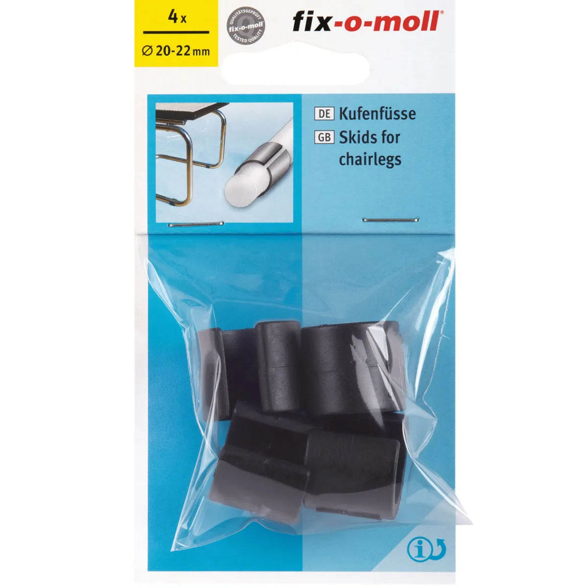 Online Suki Kufenfuß für Rohre 20-22 mm 4 Stück