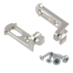 Hot Suki Rückwandverbinder Stahl 2,2 x 1,4 cm 4 Stück