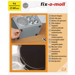 New Suki Rutschstopper klebend Durchmesser 6 cm schwarz 4 Stück