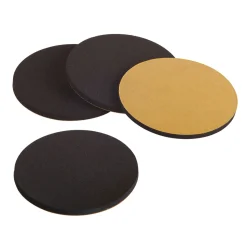 New Suki Rutschstopper klebend Durchmesser 6 cm schwarz 4 Stück