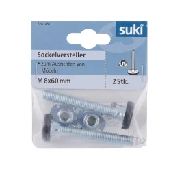 Discount Suki Sockelversteller verzinkt cm 2 Stück