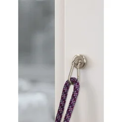 Clearance Suki Topfmagnet Neodym Ø 25 mm, mit Karabiner 40 x 20 mm, silber