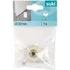 Clearance Suki Türstopper mit Schraube Metall 3 cm weiß