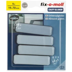 Hot Suki Universalgleiter Easy Glider klebend 7 x 1,9 cm grau 4 Stück