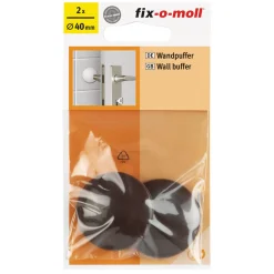 Discount Suki Wandpuffer-Set klebend 4 cm braun 2 Stück