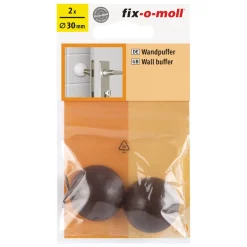 Discount Suki Wandpuffer-Set klebend 3 cm braun 2 Stück